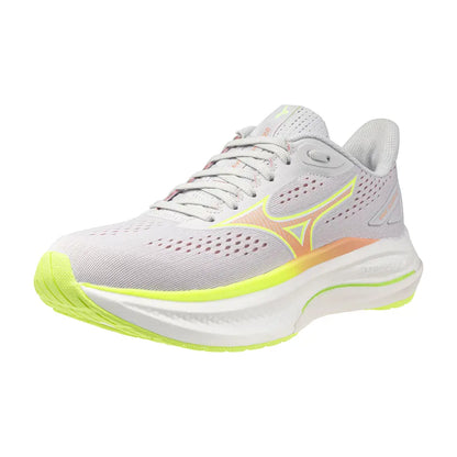 Mizuno Damenlaufschuhe Wave Inspire 22, Cloudscape/desert Flower/lime Pulp