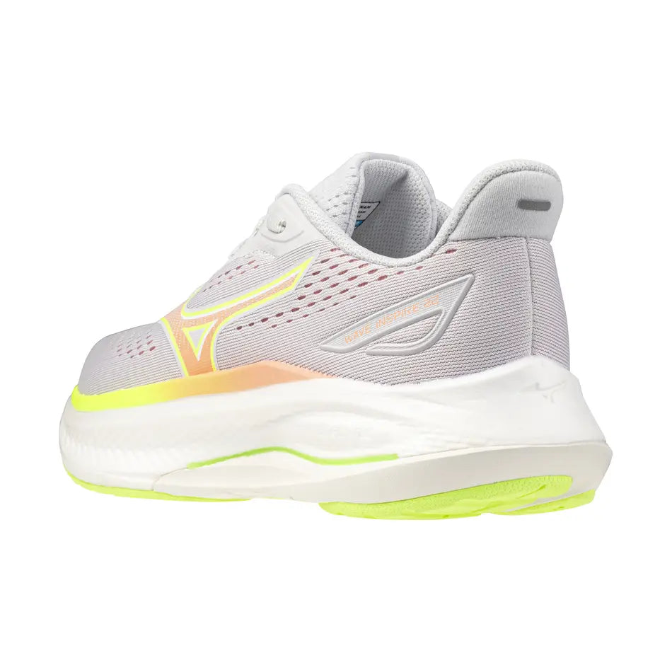 Mizuno Damenlaufschuhe Wave Inspire 22, Cloudscape/desert Flower/lime Pulp – Bild 