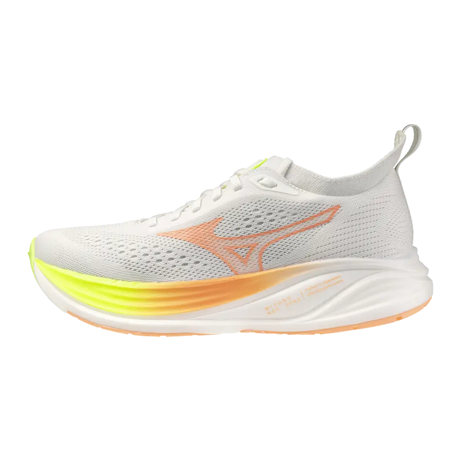 Mizuno Damenlaufschuhe Neo Zen 2, Gf White/flamingo Coral/lime Pulp – Bild 