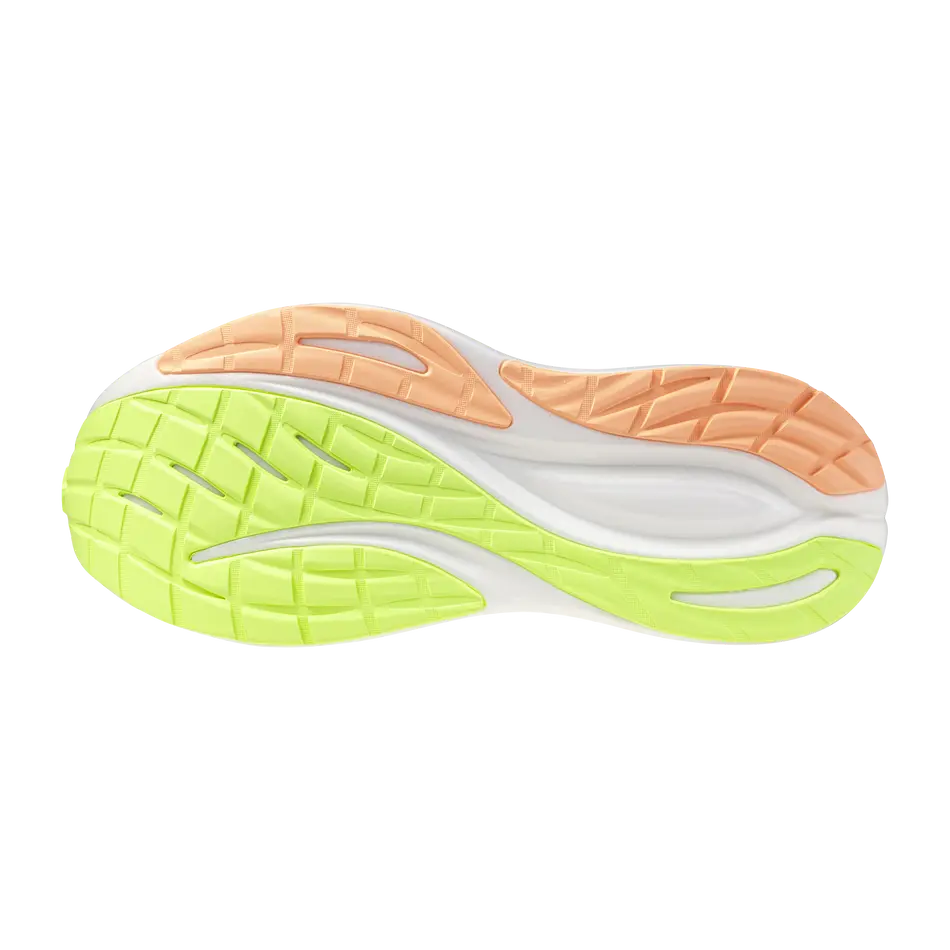 Mizuno Damenlaufschuhe Neo Zen 2, Gf White/flamingo Coral/lime Pulp