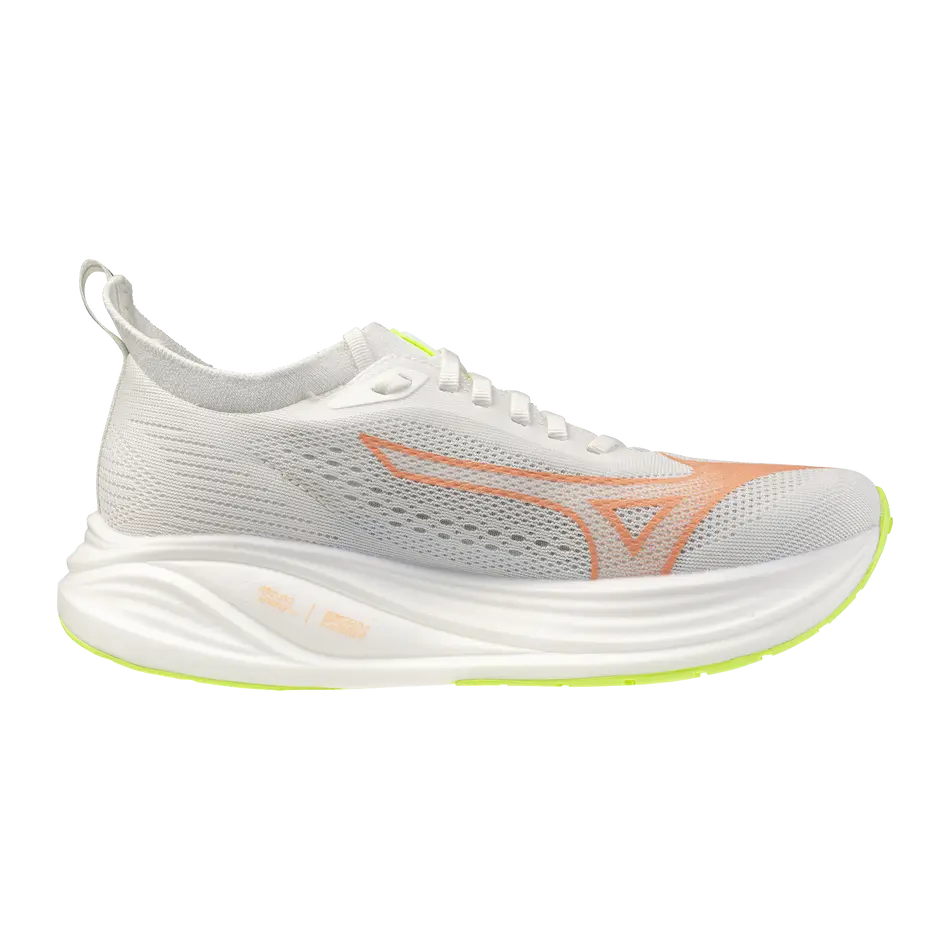 Mizuno Damenlaufschuhe Neo Zen 2, Gf White/flamingo Coral/lime Pulp
