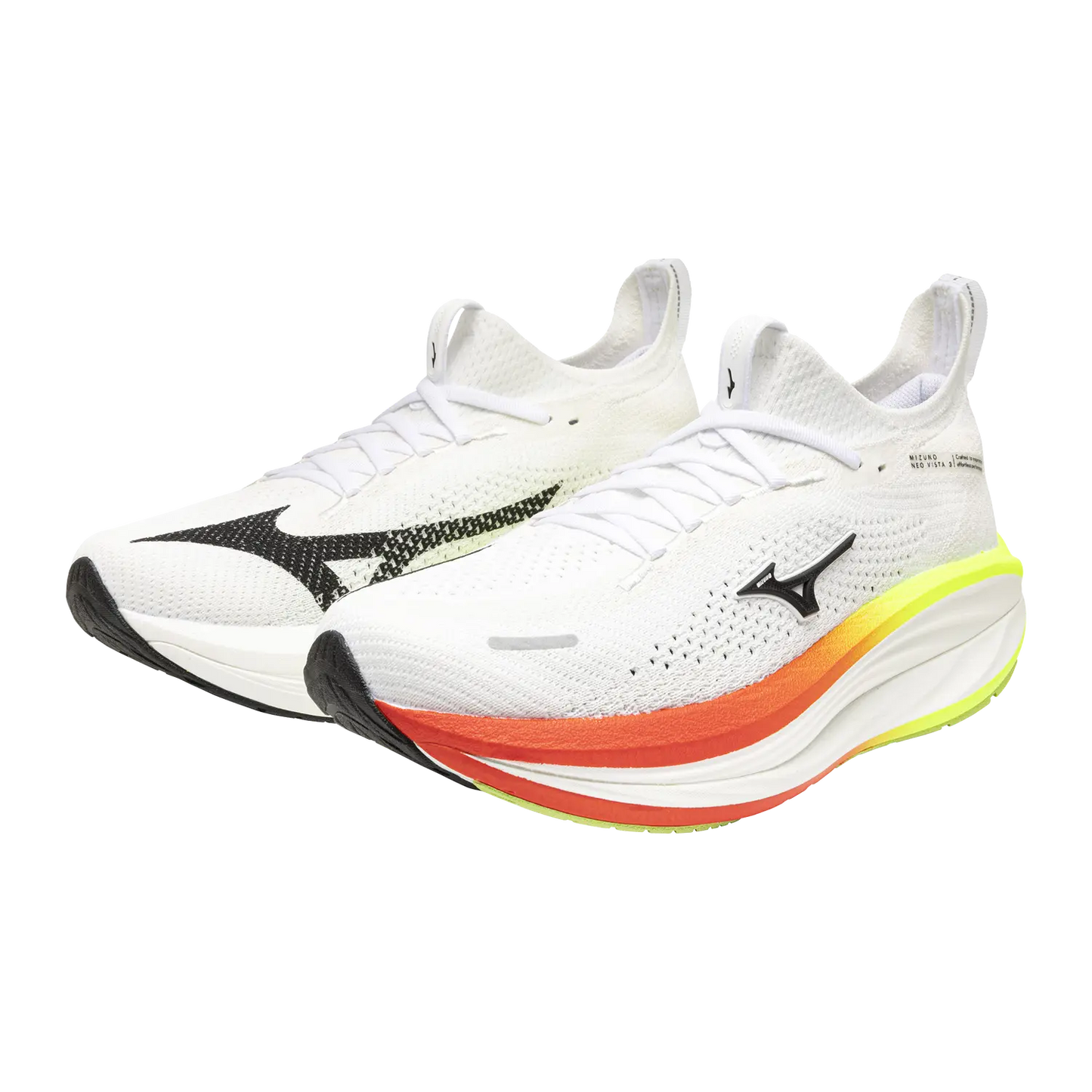 Mizuno Herrenlaufschuhe Neo Vista 3, White/black/orange
