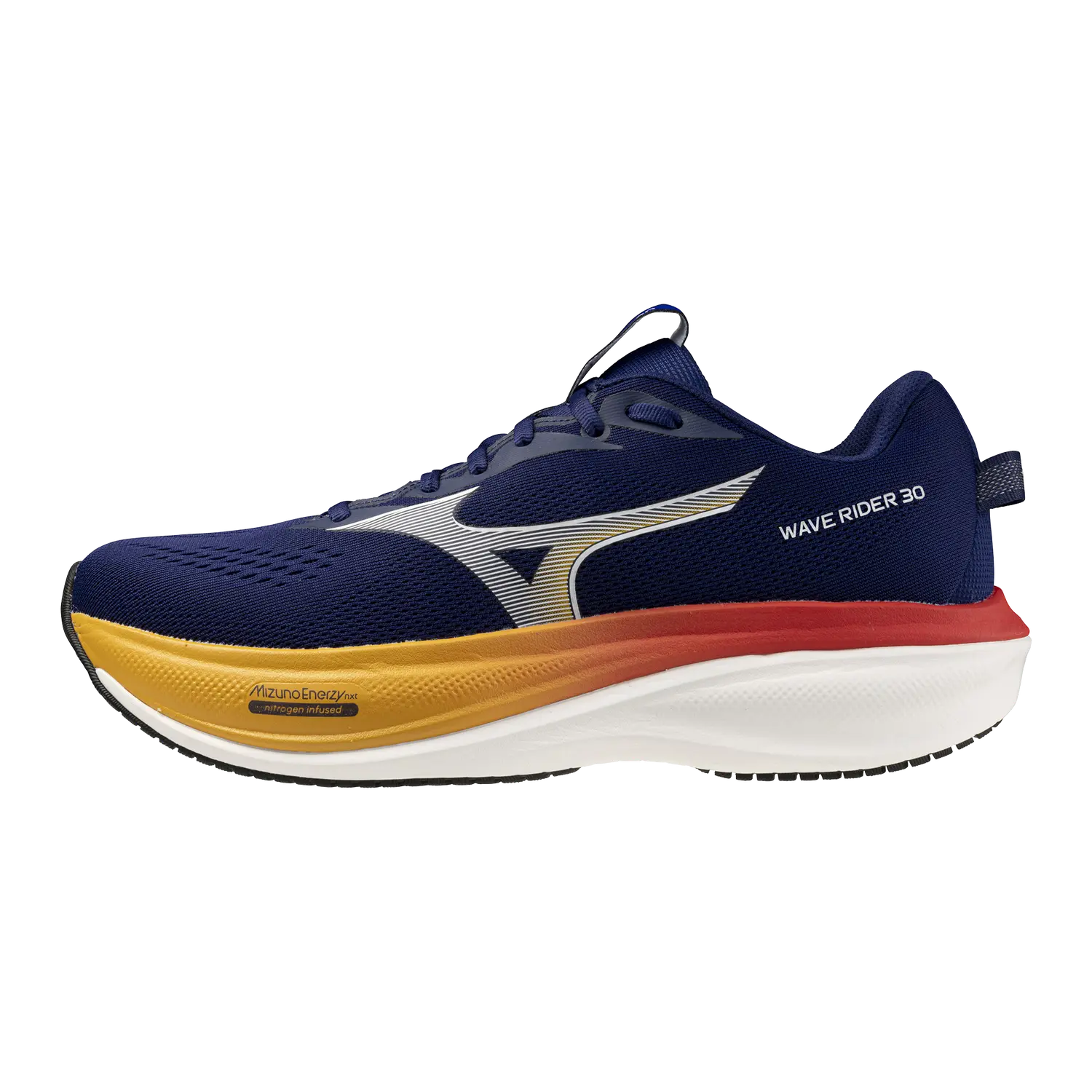 Mizuno Herrenlaufschuhe Wave Rider 30, Beacon Blue/White/Artisan's Go – Bild 