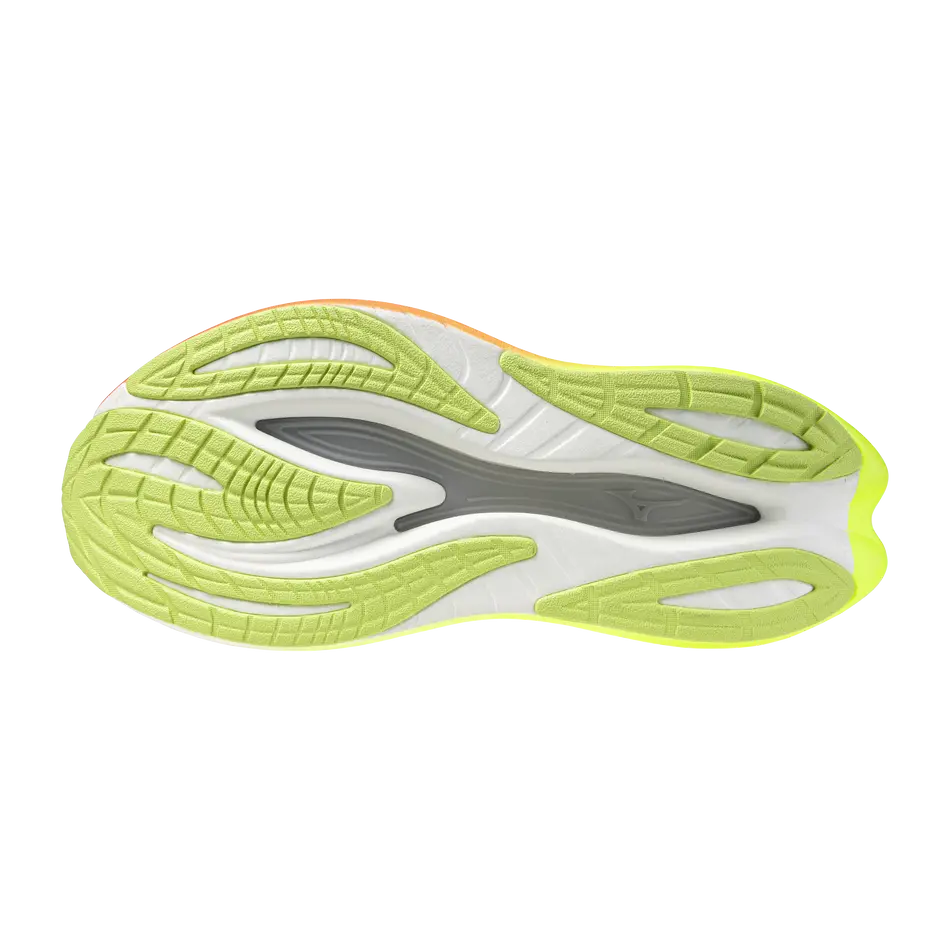 Mizuno Damenlaufschuhe Neo Vista 3, White/flamingo Coral/lime Pulp – Bild 