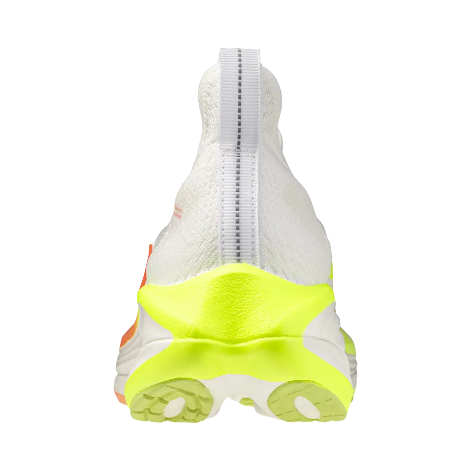 Mizuno Damenlaufschuhe Neo Vista 3, White/flamingo Coral/lime Pulp