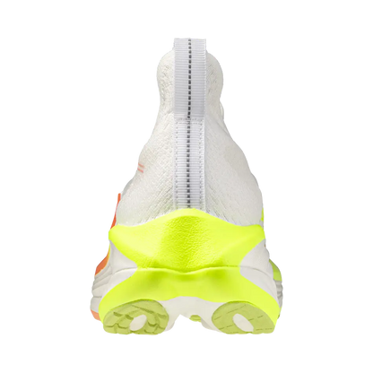 Mizuno Damenlaufschuhe Neo Vista 3, White/flamingo Coral/lime Pulp