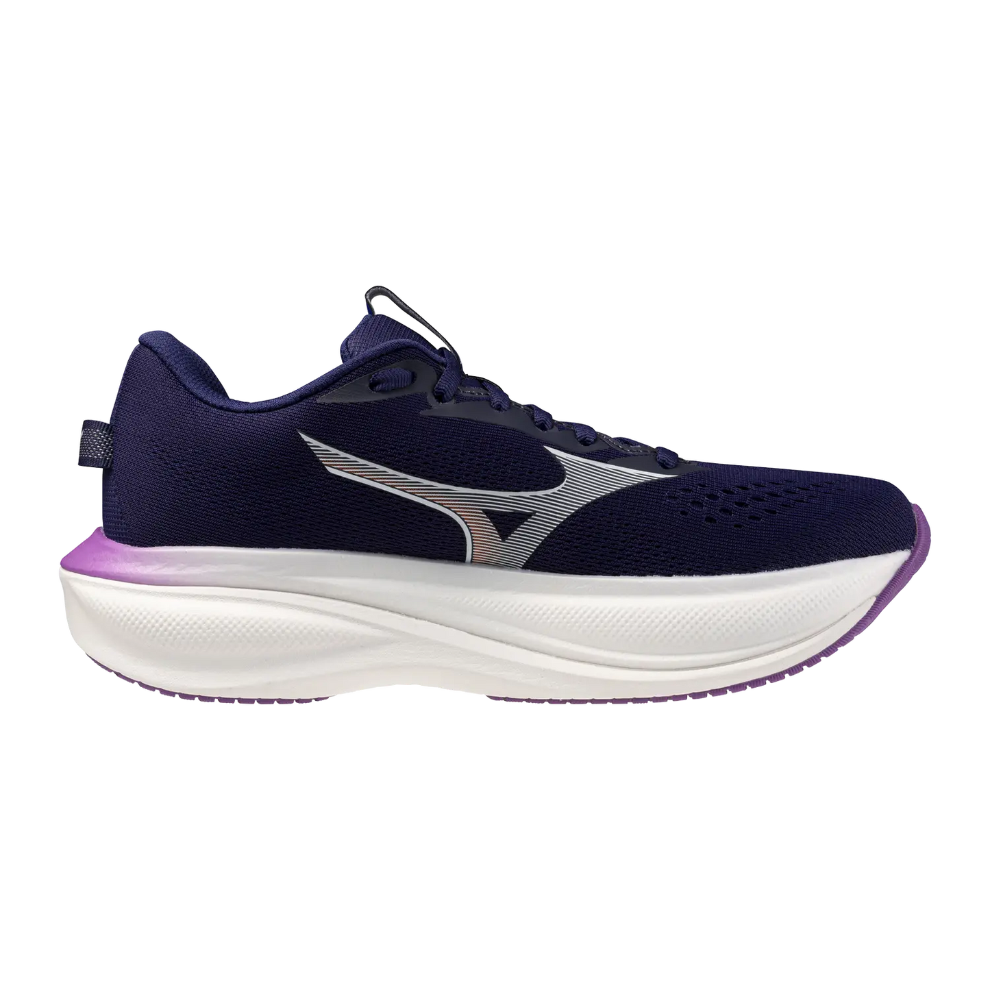 Mizuno Damenlaufschuhe Wave Rider 30, Rhodonite/white/firecracker