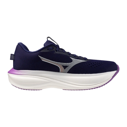 Mizuno Damenlaufschuhe Wave Rider 30, Rhodonite/white/firecracker