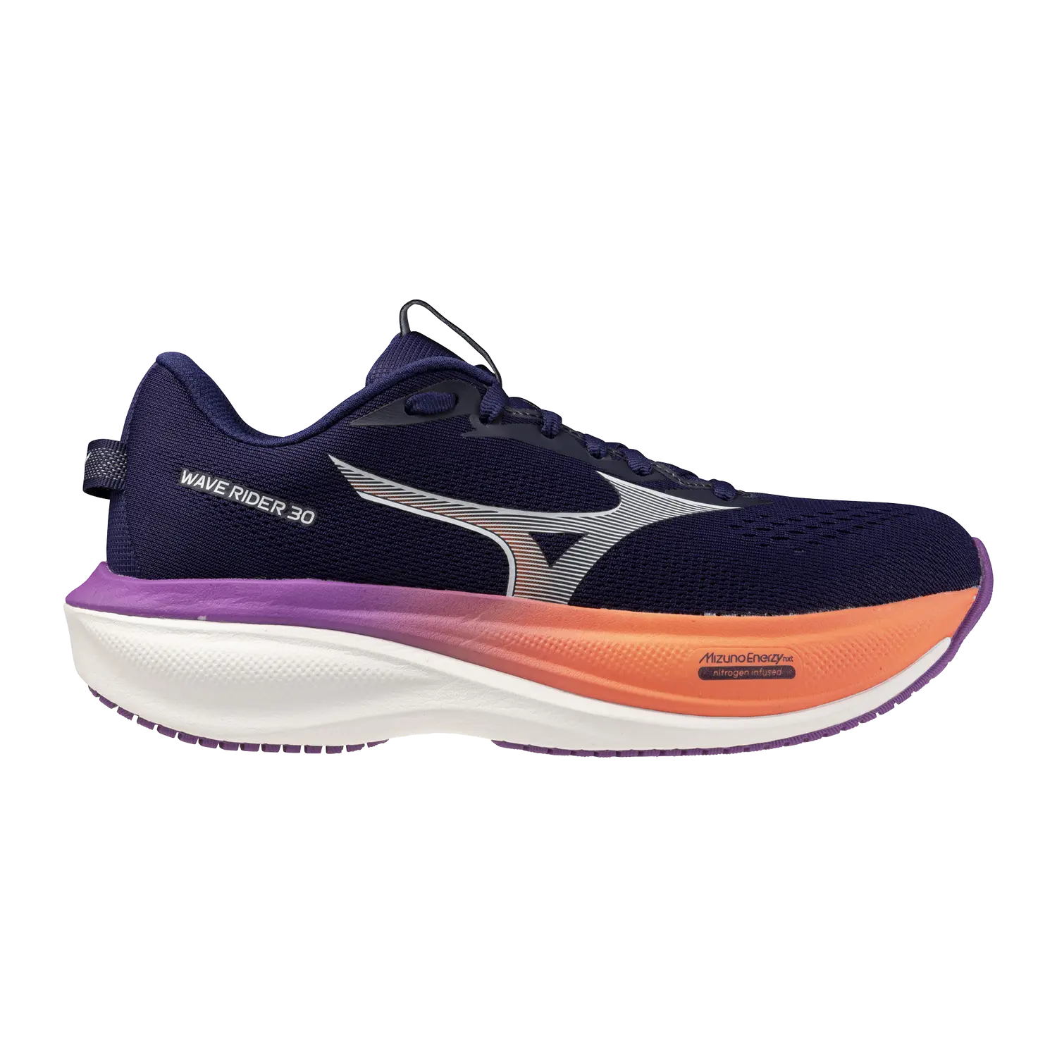 Mizuno Damenlaufschuhe Wave Rider 30, Rhodonite/white/firecracker – Bild 