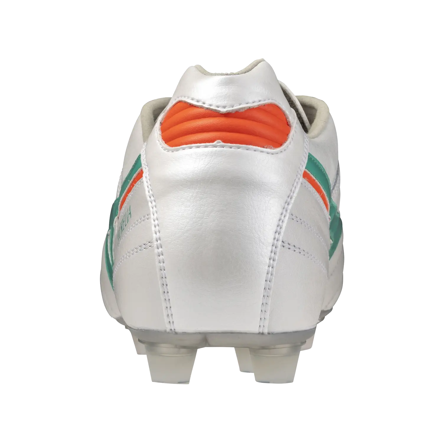 Mizuno Fußballschuhe Morelia II Elite, White/arcadia/lava Orange – Bild 