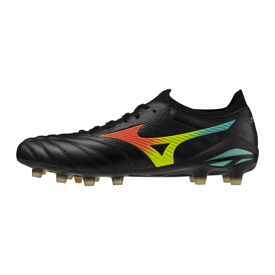 Mizuno Fußballschuhe Morelia Neo V B Japan, Black/lava Orange/arcadia