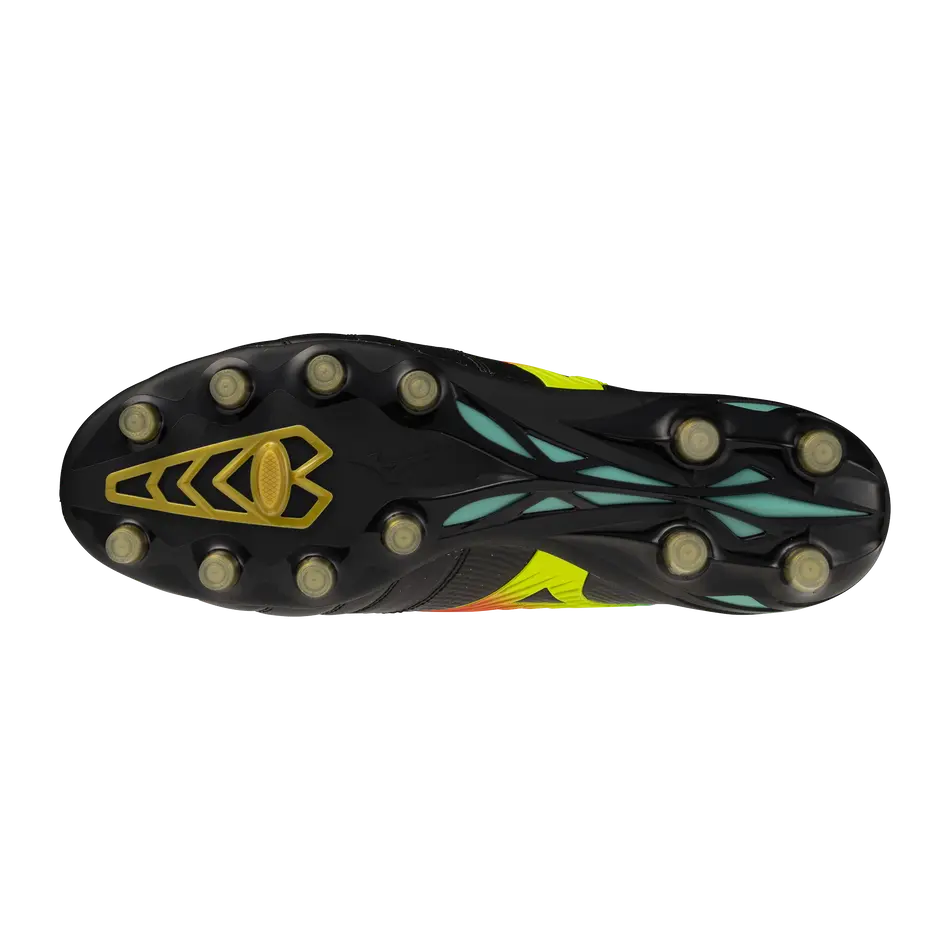Mizuno Fußballschuhe Morelia Neo V B Japan, Black/lava Orange/arcadia