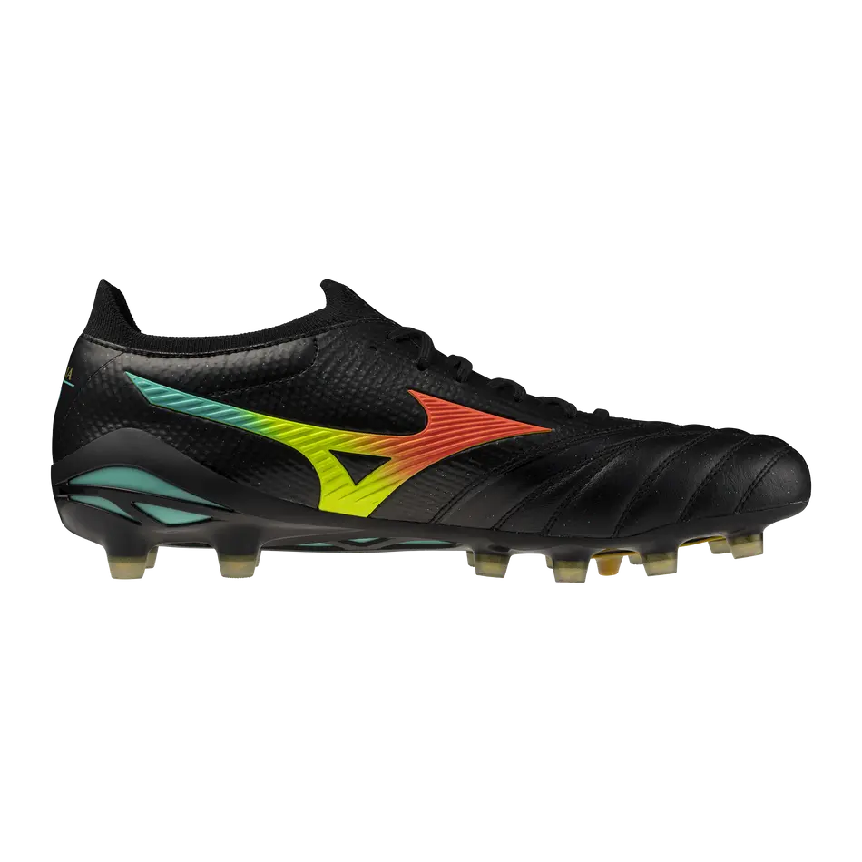 Mizuno Fußballschuhe Morelia Neo V B Japan, Black/lava Orange/arcadia