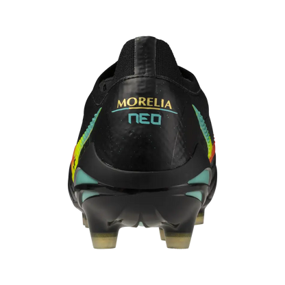 Mizuno Fußballschuhe Morelia Neo V B Japan, Black/lava Orange/arcadia