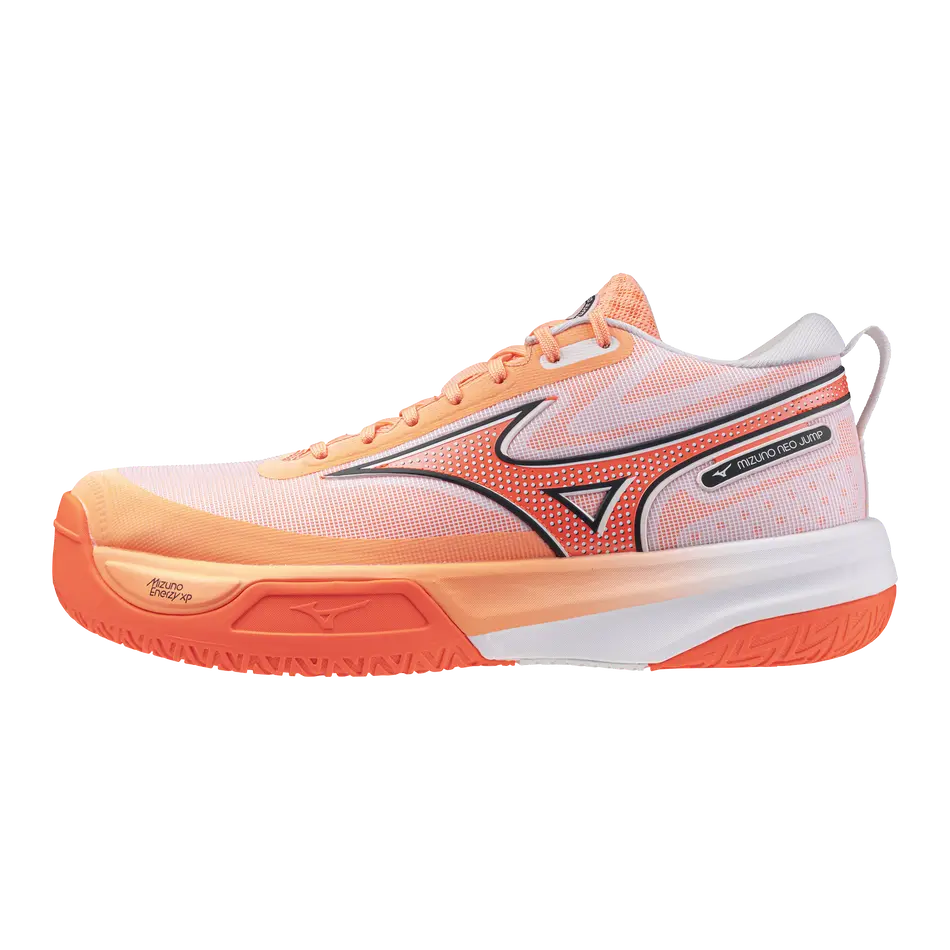 Mizuno Volleyballschuhe Neo Jump, Flamingo Coral/lava Orange/white