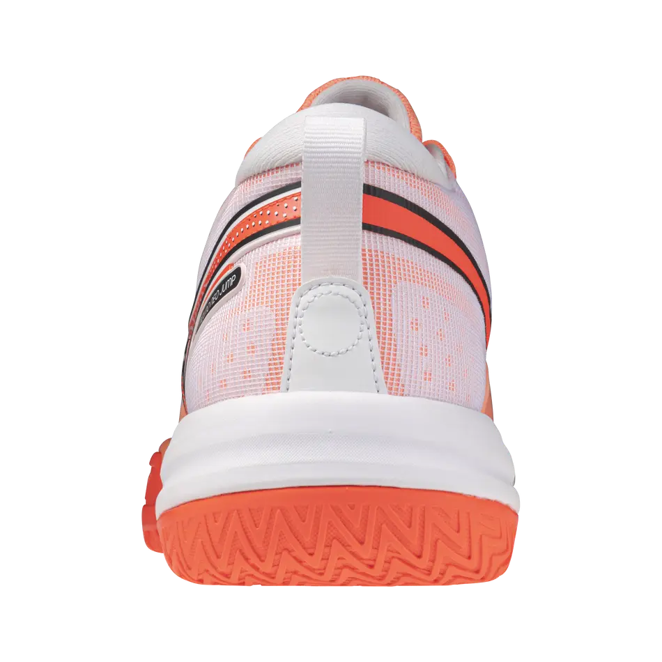 Mizuno Volleyballschuhe Neo Jump, Flamingo Coral/lava Orange/white