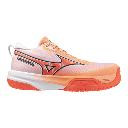 Mizuno Volleyballschuhe Neo Jump, Flamingo Coral/lava Orange/white