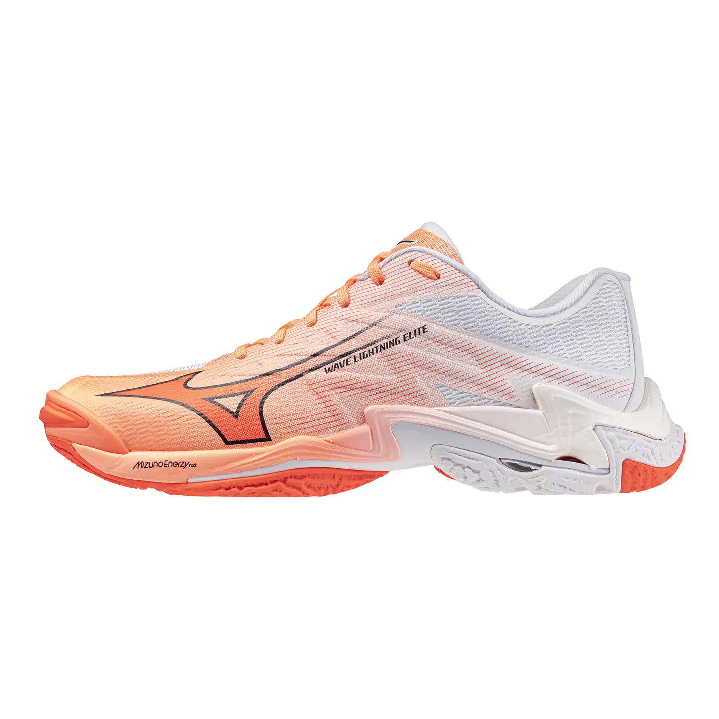 Mizuno Volleyballschuhe Wave Lightning Elite, Flamingo Coral/lava Orange/white