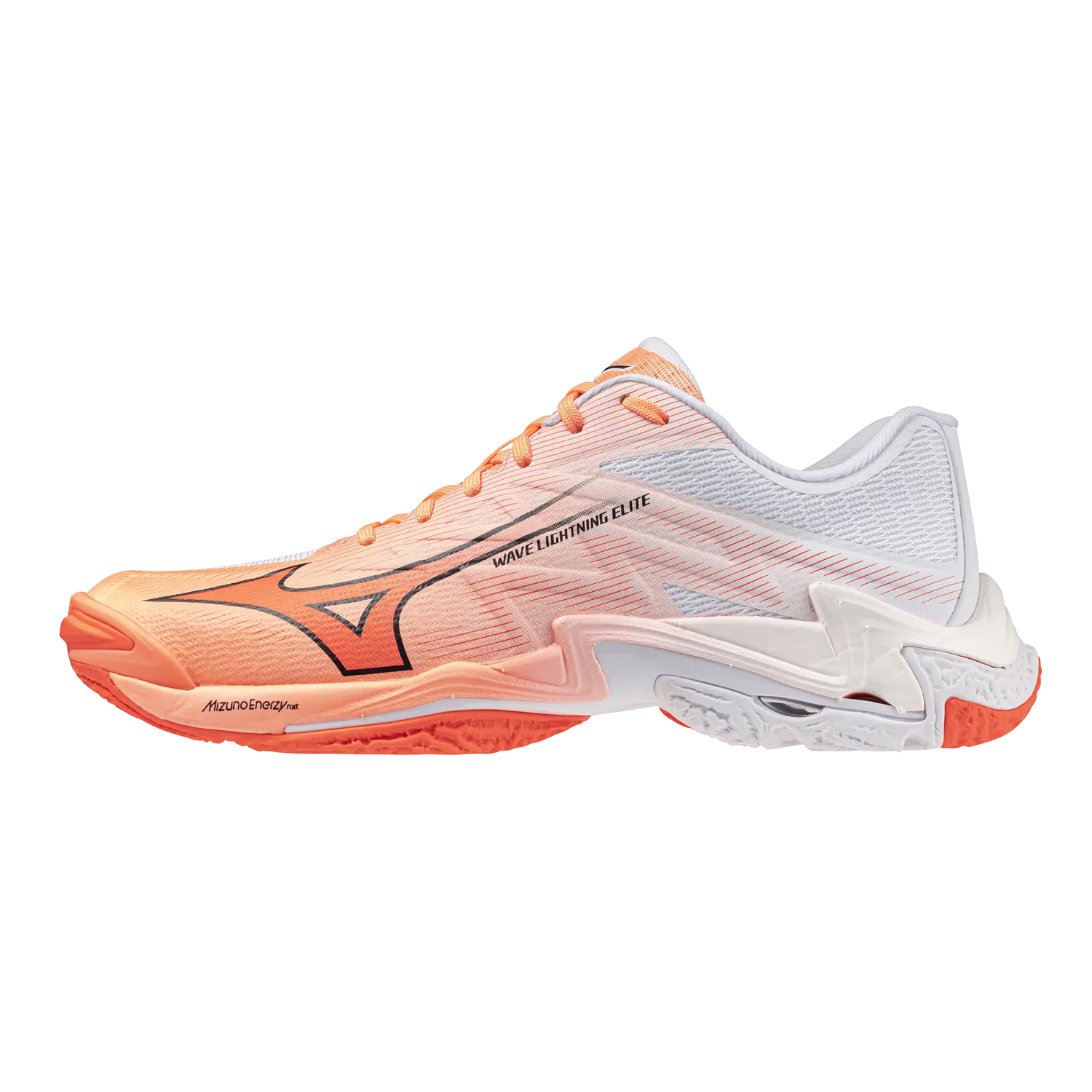 Mizuno Volleyballschuhe Wave Lightning Elite, Flamingo Coral/lava Orange/white – Bild 