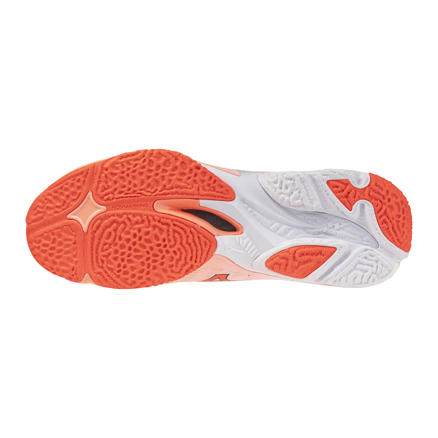 Mizuno Volleyballschuhe Wave Lightning Elite, Flamingo Coral/lava Orange/white