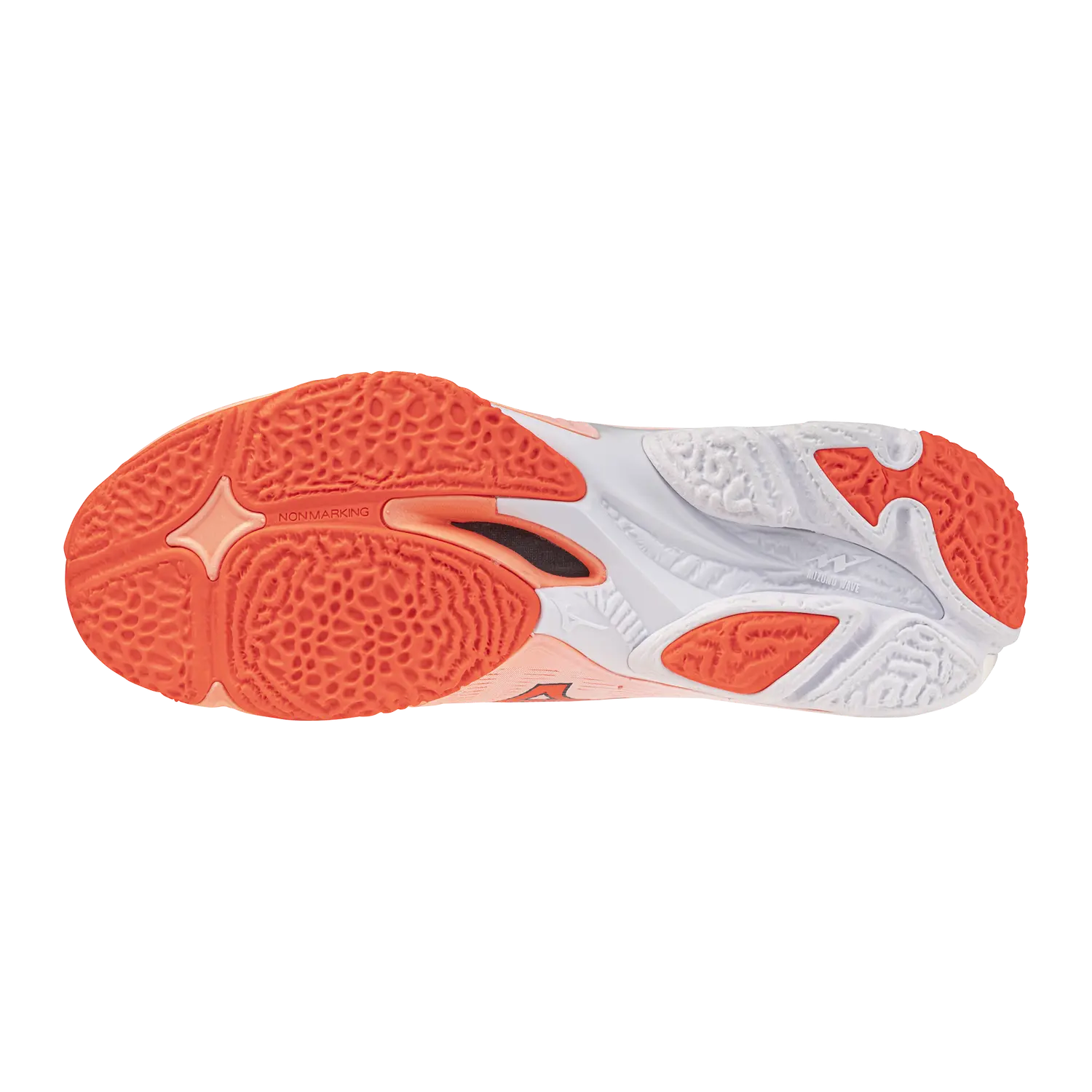 Mizuno Volleyballschuhe Wave Lightning Elite, Flamingo Coral/lava Orange/white – Bild 