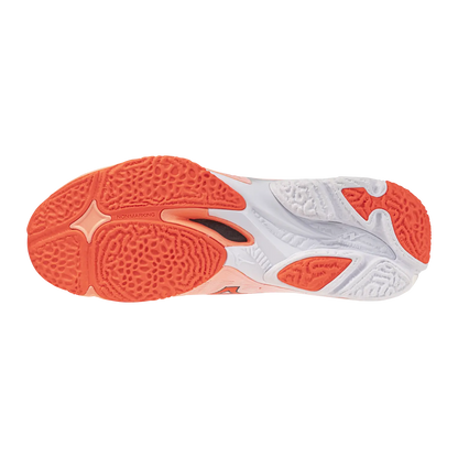 Mizuno Volleyballschuhe Wave Lightning Elite, Flamingo Coral/lava Orange/white
