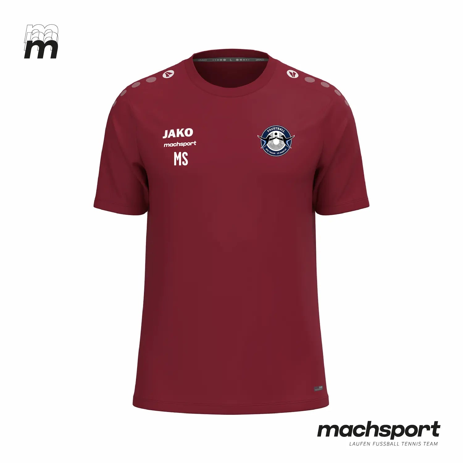 SPG Traun/St. Martin Trainingsshirt bordeaux – Bild 