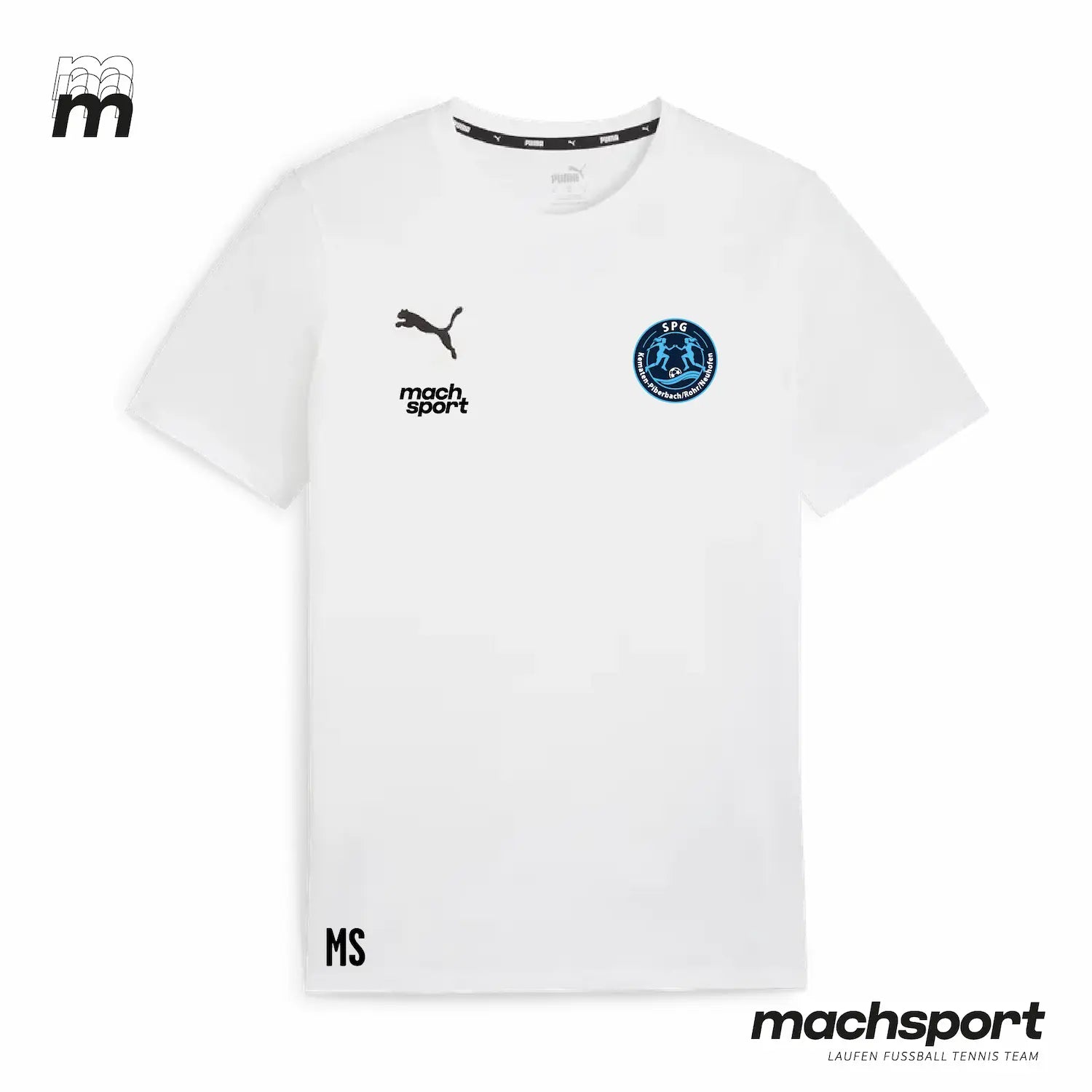 SPV Kematen-Piberbach/Rohr-Neuhofen Damen T-Shirt (Herren Schnitt) weiß – Bild 