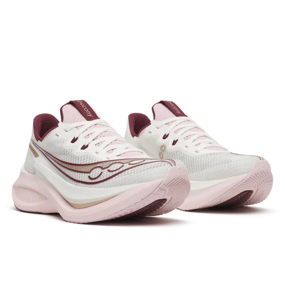 Saucony Damenlaufschuhe Endorphin Pro 5, ivory/silk