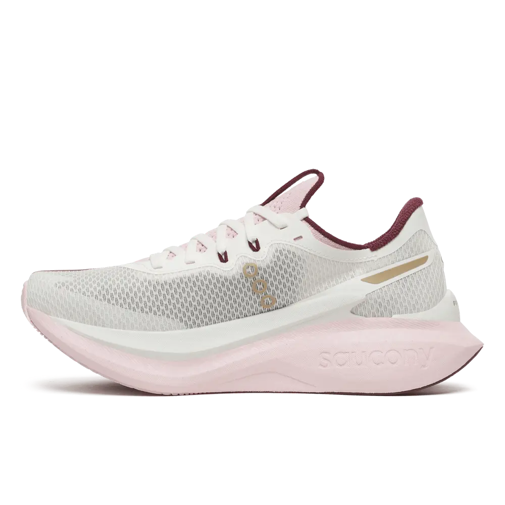 Saucony Damenlaufschuhe Endorphin Pro 5, ivory/silk
