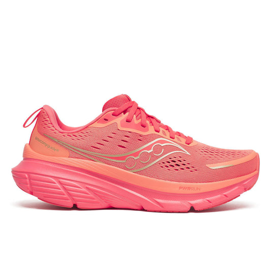 Saucony Damenlaufschuhe Guide 18 – Coral / 42