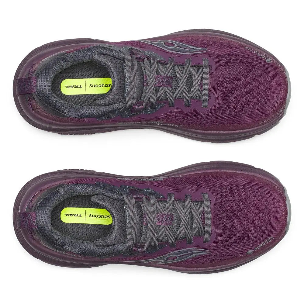 Saucony Damenlaufschuhe Guide TR GTX, eggplant