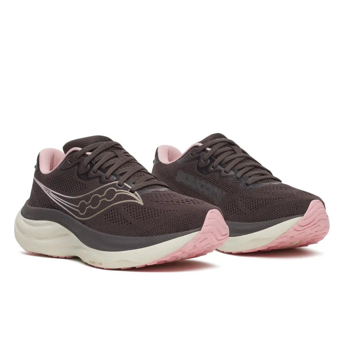 Saucony Damenlaufschuhe Ride 19, torte/eggshell
