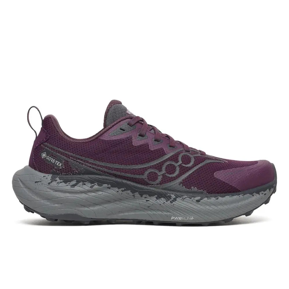 Saucony Damenlaufschuhe Ride TR3 GTX, eggplant/ebony