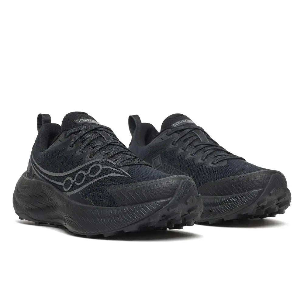 Saucony Damenlaufschuhe Ride TR3 GTX, triple black – Bild 