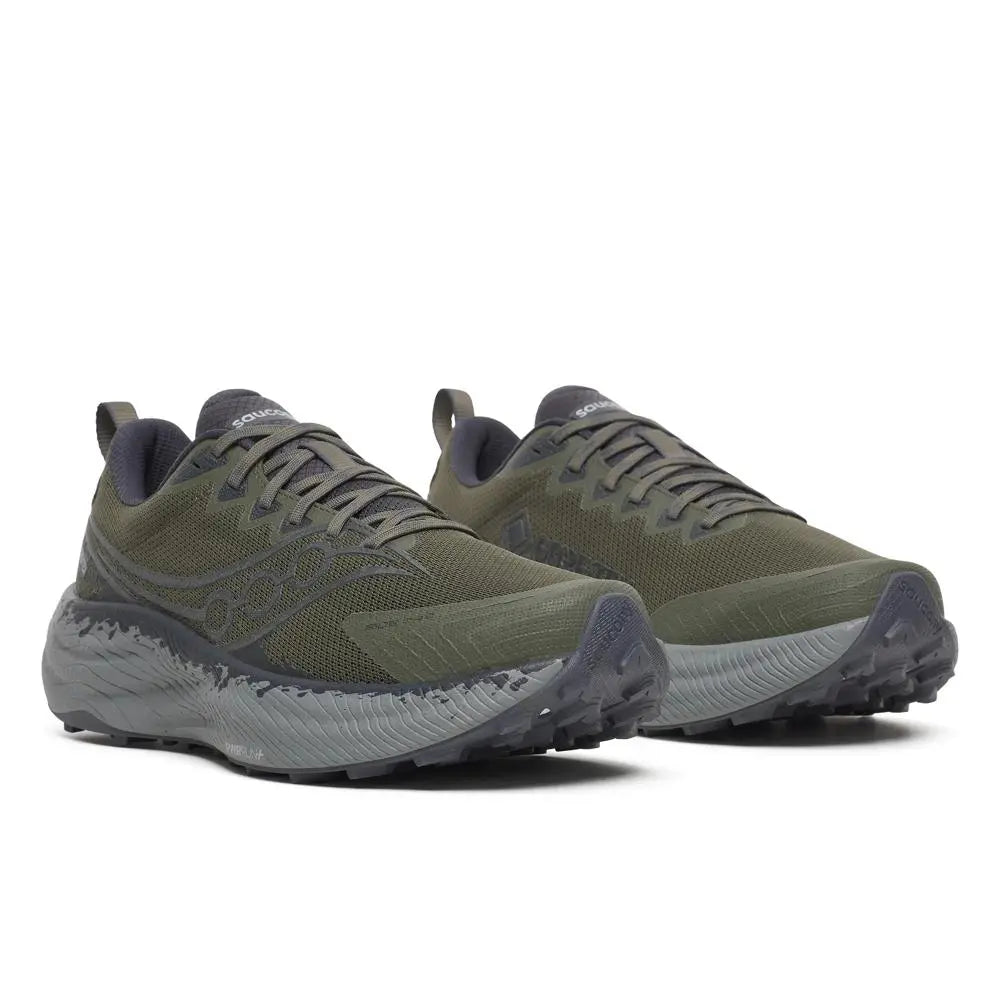 Saucony Herrenlaufschuhe Ride TR3 GTX, fatigue/ebony