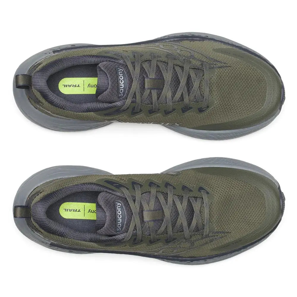 Saucony Herrenlaufschuhe Ride TR3 GTX, fatigue/ebony – Bild 