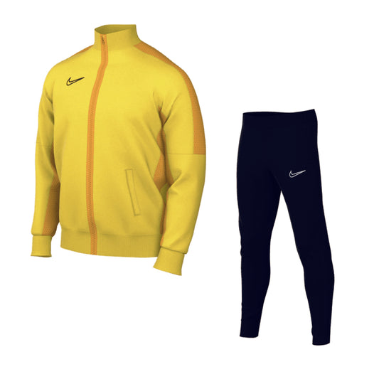 Nike Academy Kinder-Set gelb, Trainingsjacke + lange Trainingshose