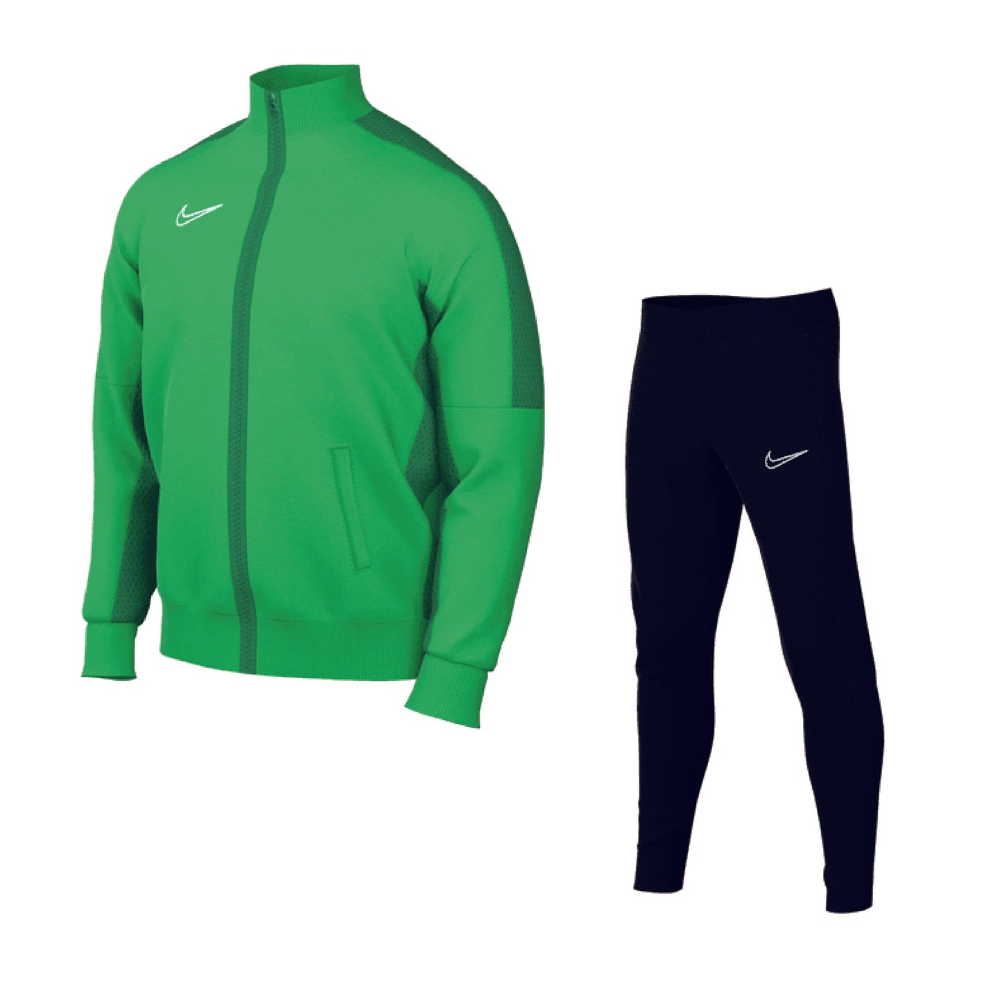 Nike Academy Kinder-Set grün, Trainingsjacke + lange Trainingshose