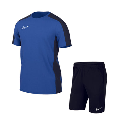 Nike Academy Set blau, kurzes Herrenshirt + kurze Herrenhose