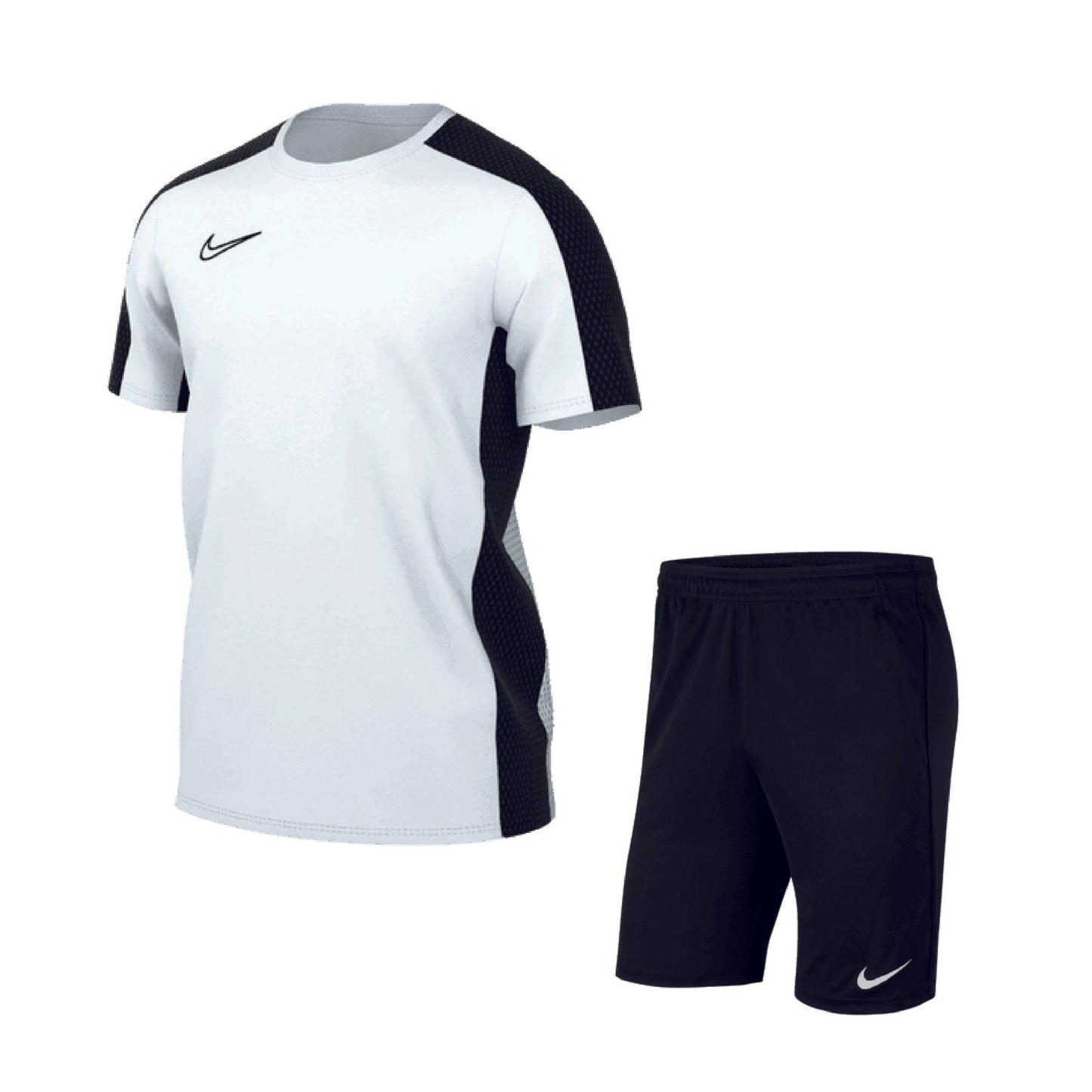 Nike Academy Set weiß, kurzes Herrenshirt + kurze Herrenhose