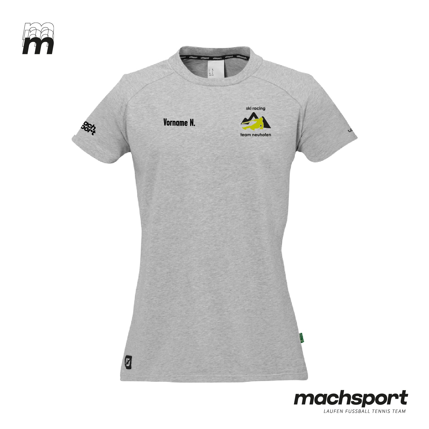 Ski Racing Team Neuhofen Lifestyle T-Shirt Damen grau – Bild 