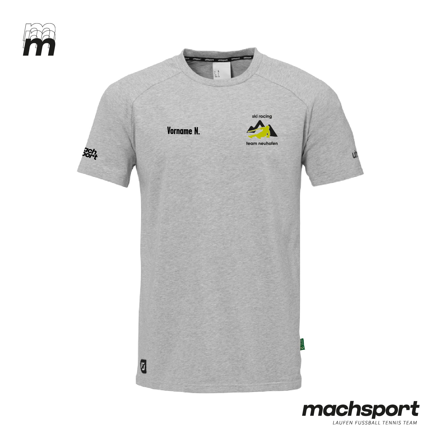 Ski Racing Team Neuhofen Lifestyle T-Shirt grau – Bild 