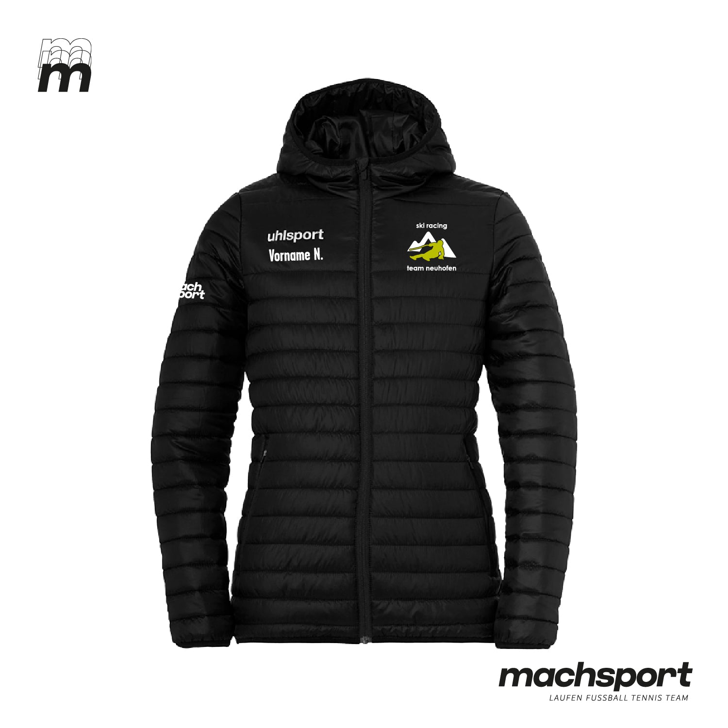 Ski Racing Team Neuhofen Ultra Lite Jacke mit Logostick Damen – Bild 