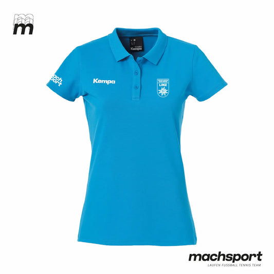 Sportunion Edelweiss Linz Handball Poloshirt Damen funktionell - Blau – XS