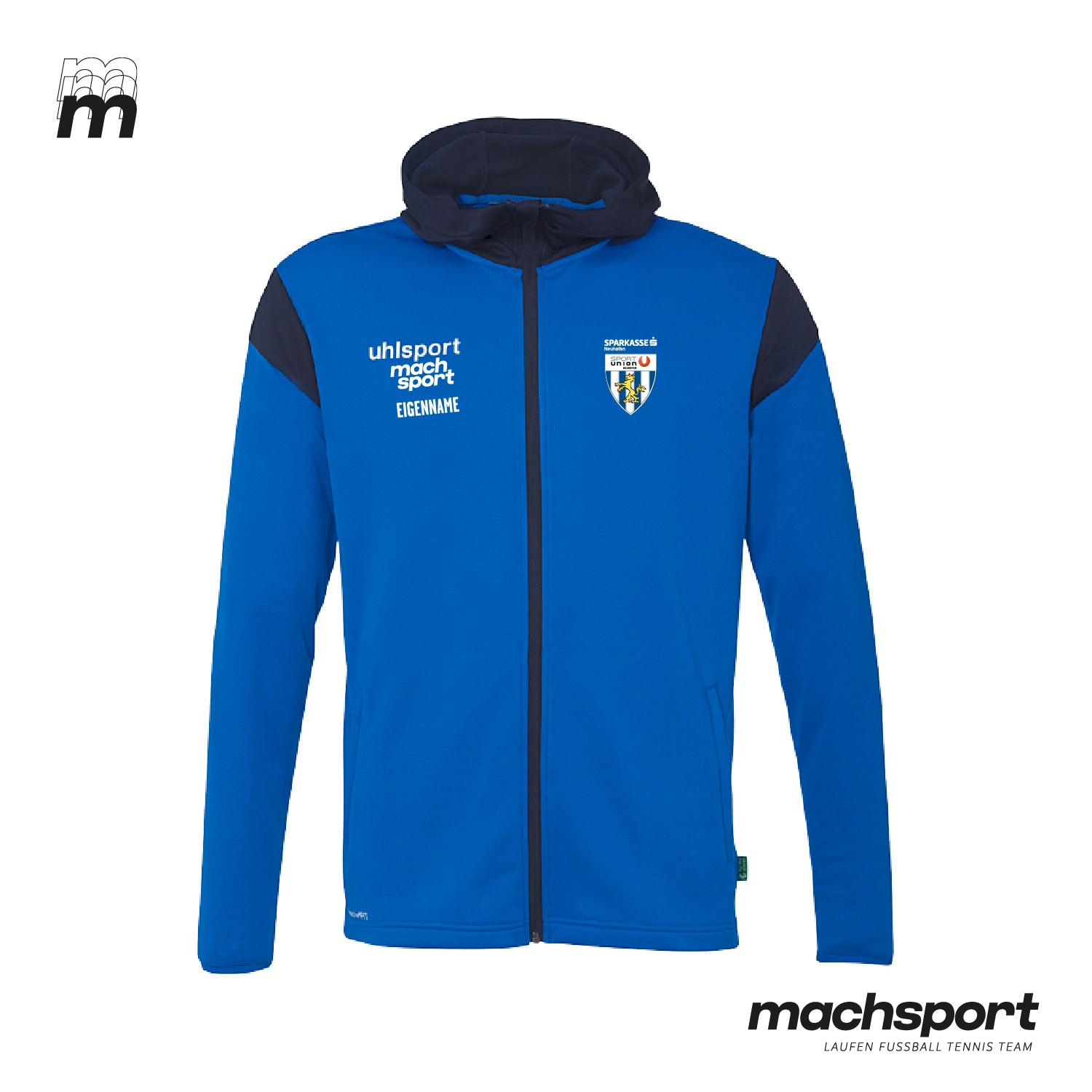 Sportunion Neuhofen Trainingsjacke mit Kapuze – Bild 