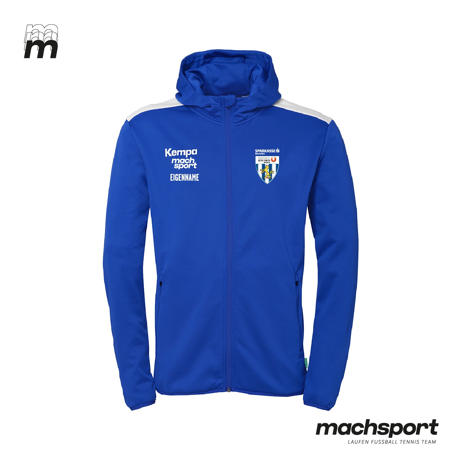 Sportunion Neuhofen Volleyball Trainingsjacke mit Kapuze – Bild 