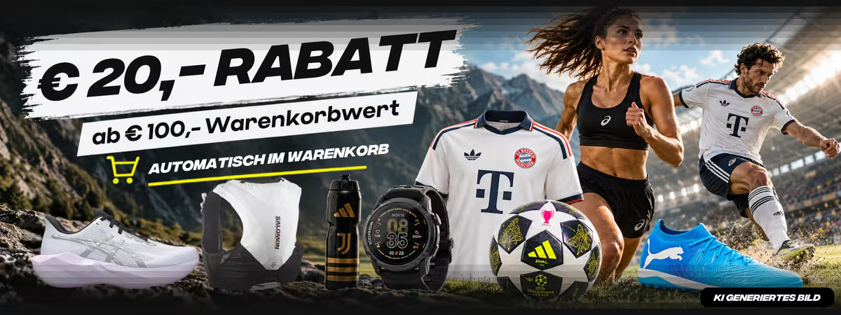 € 20,- Rabatt ab € 100,- Warenkorbwert