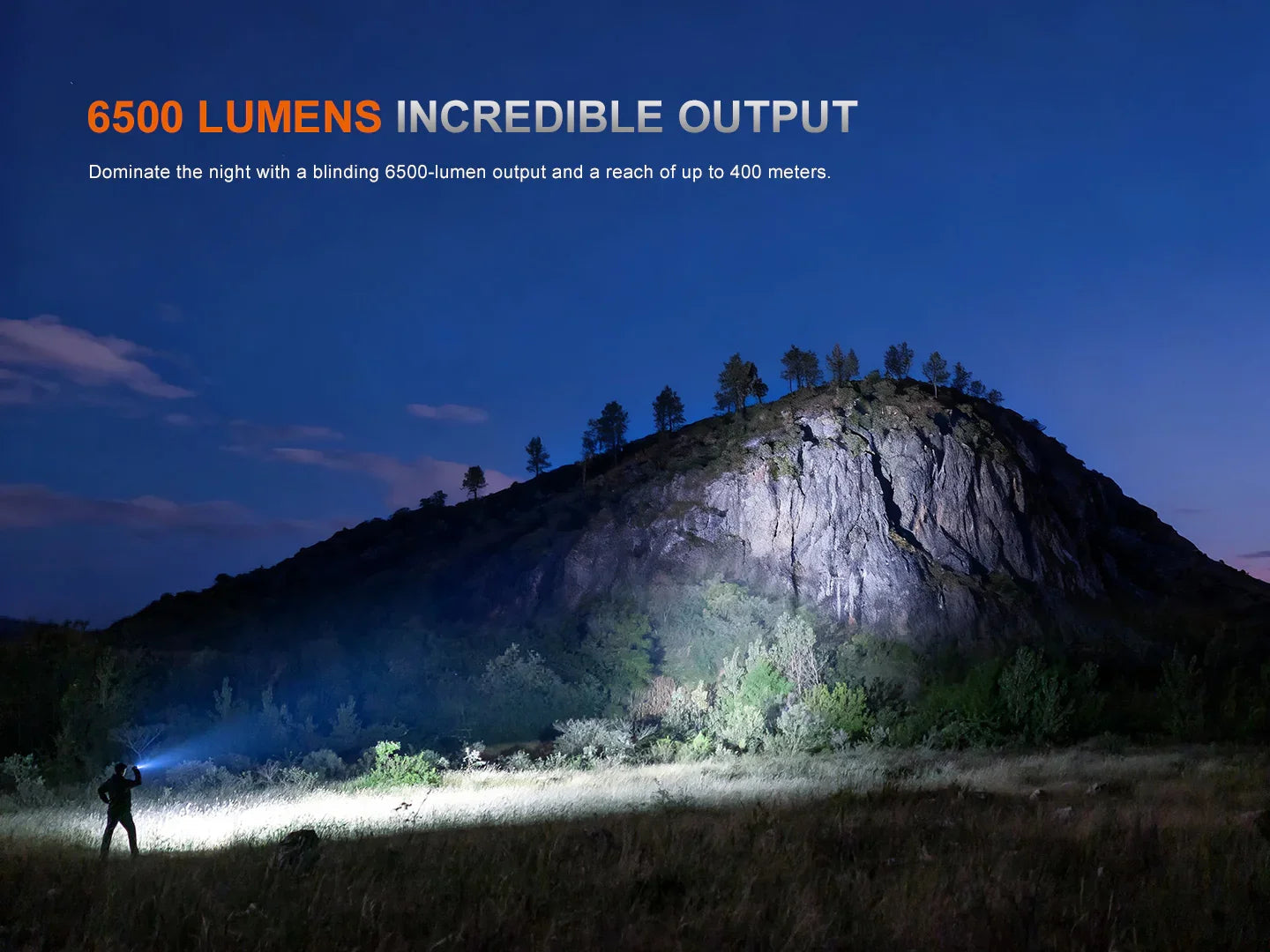 Fenix TK28R Multi-Beam Hochleistungs-Taschenlampe, 6500 Lumen