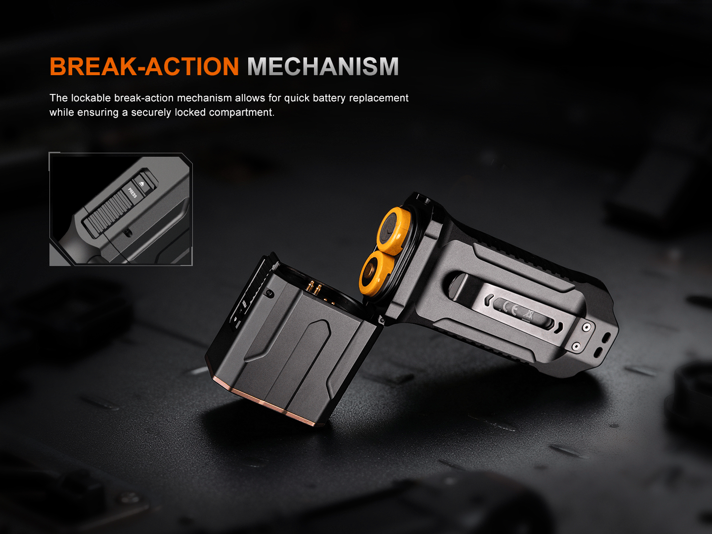Fenix TK28R Multi-Beam Hochleistungs-Taschenlampe, 6500 Lumen